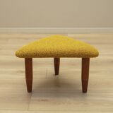 Mustard footstool, Danish design, 1990s, production: Denmark