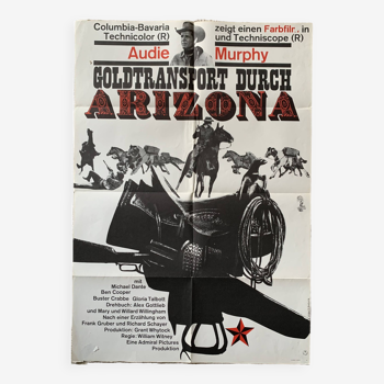 Arizona Raiders - affiche originale allemande - 1965