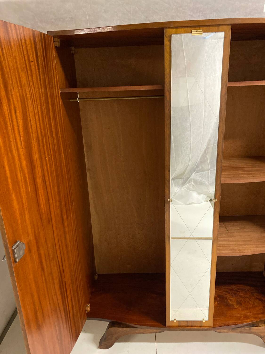 Vintage compass feet cabinet from 1962