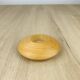 Scandinavian style wooden saucer candle holder