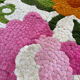 80s floral rug handmade tapitouf in pieces