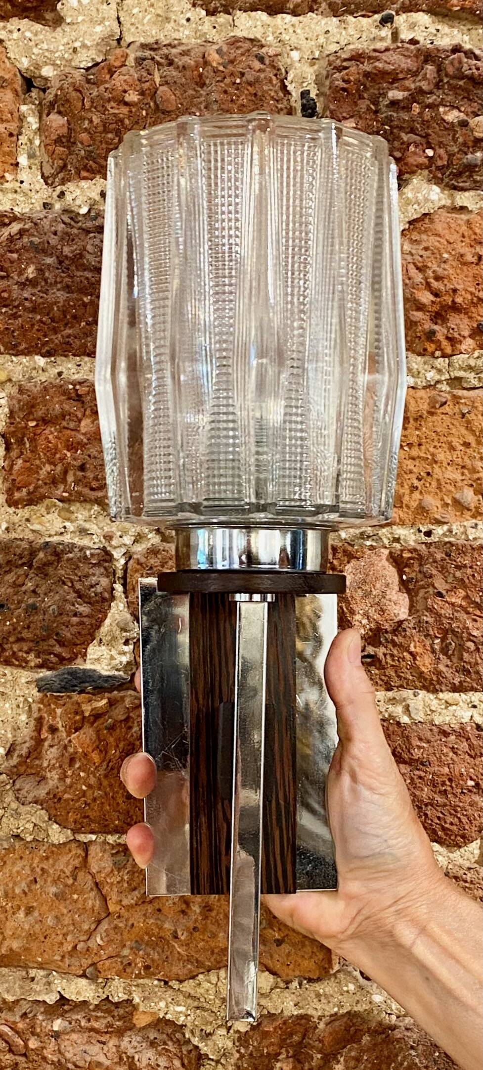 Pair of Mid-century Scandinavian Brutalist wall lights (1960s-70s)