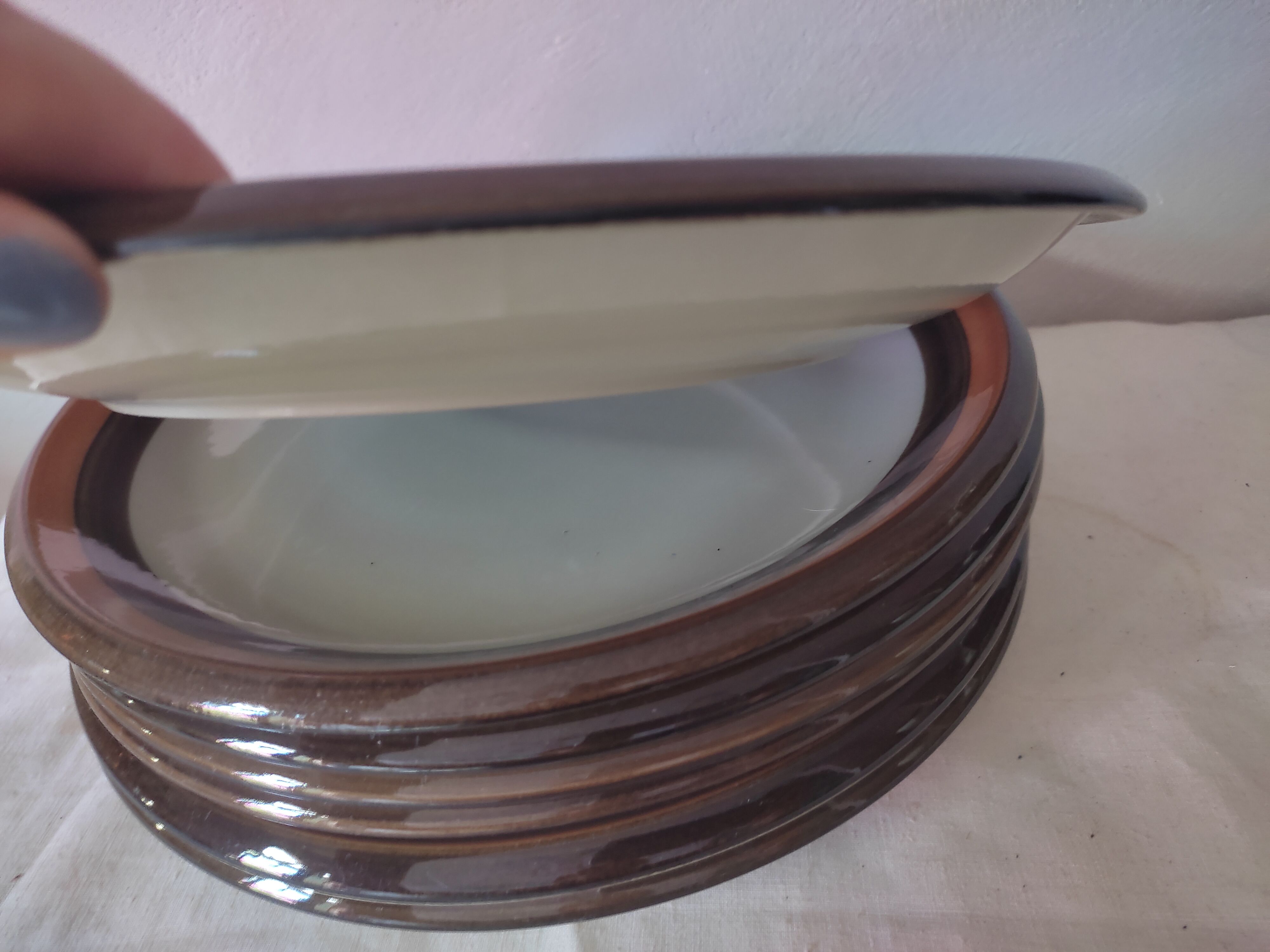 7 flat plates in Rorstrand sandstone, Sweden