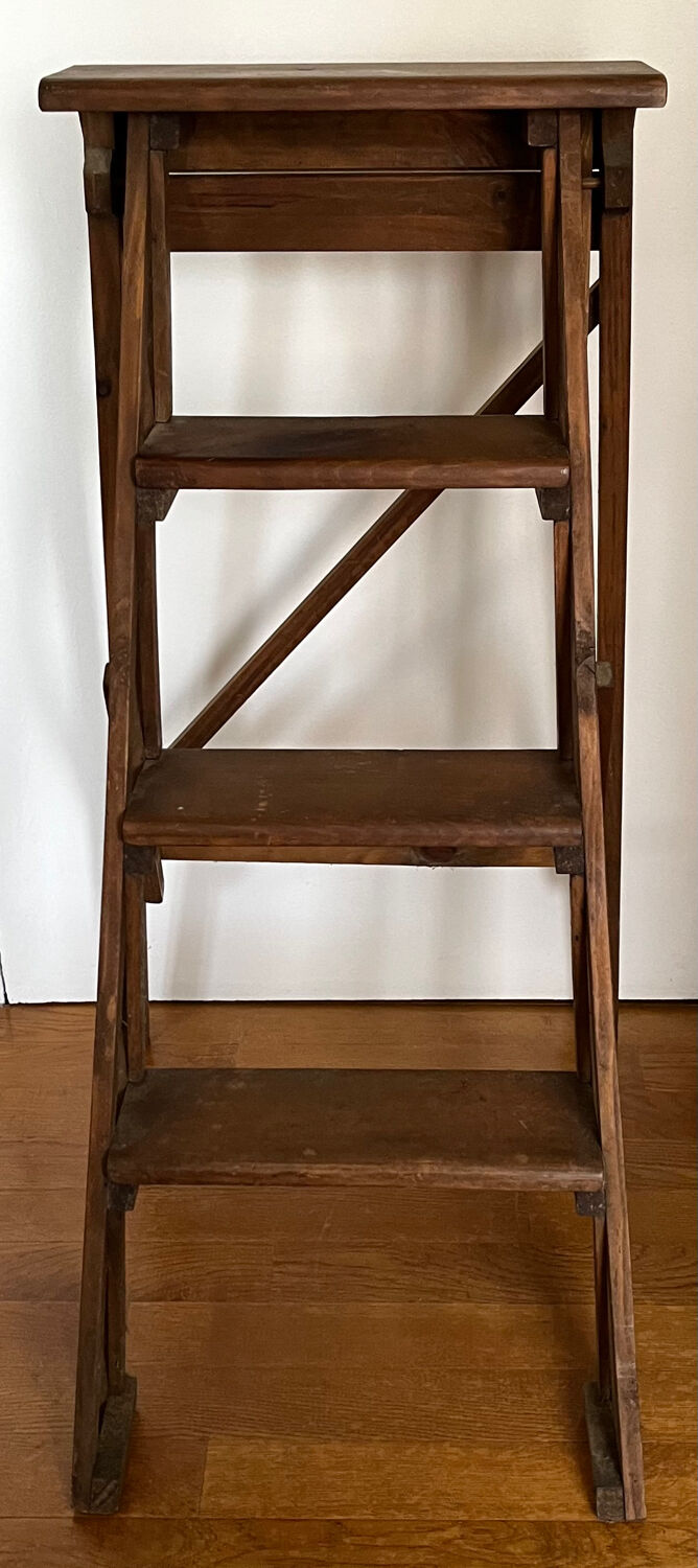 Wooden stepladder