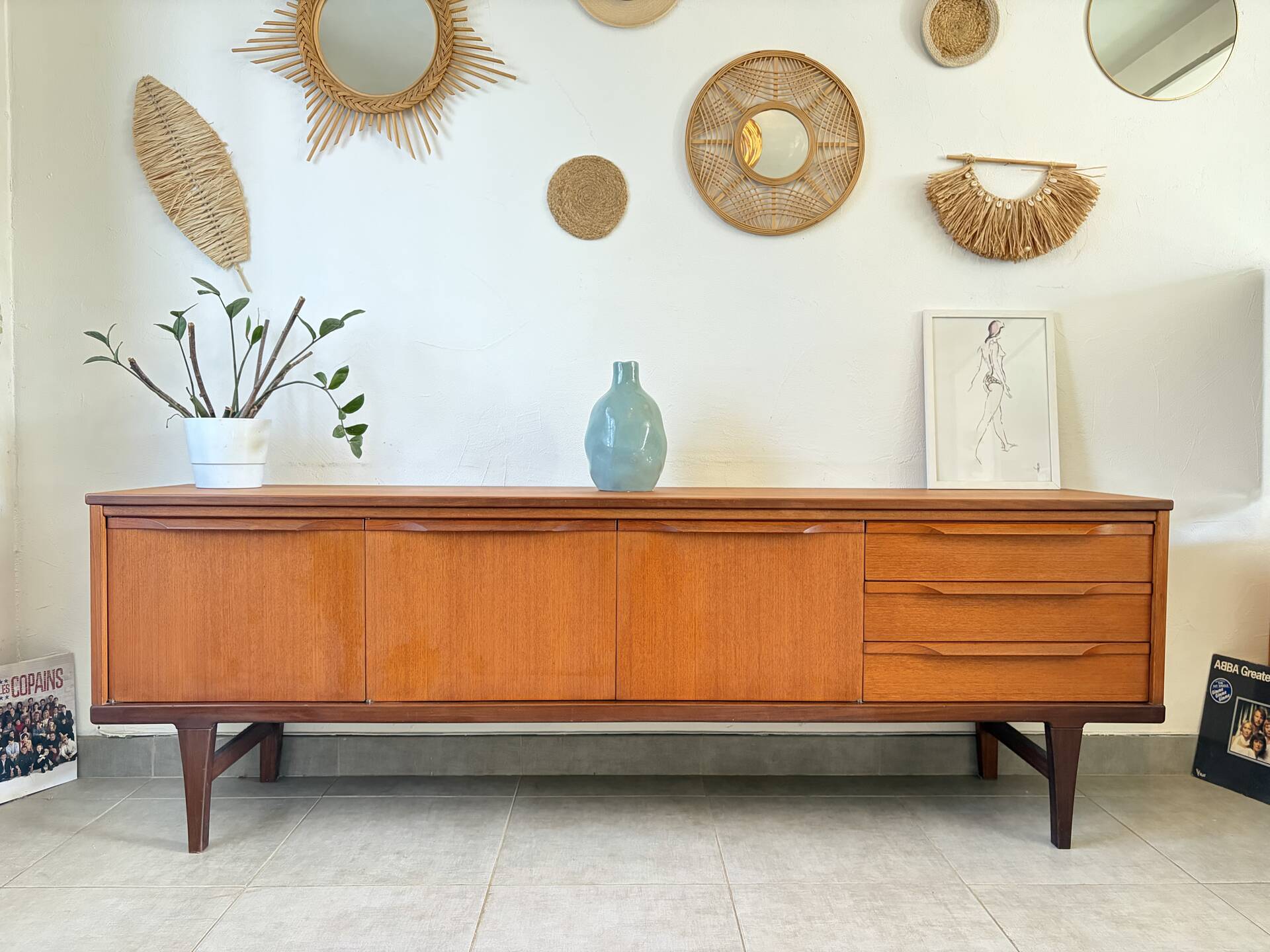 Vintage teak sideboard