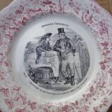 4 assiettes LM & Cie CREIL et Monteras  " les enfants terribles '