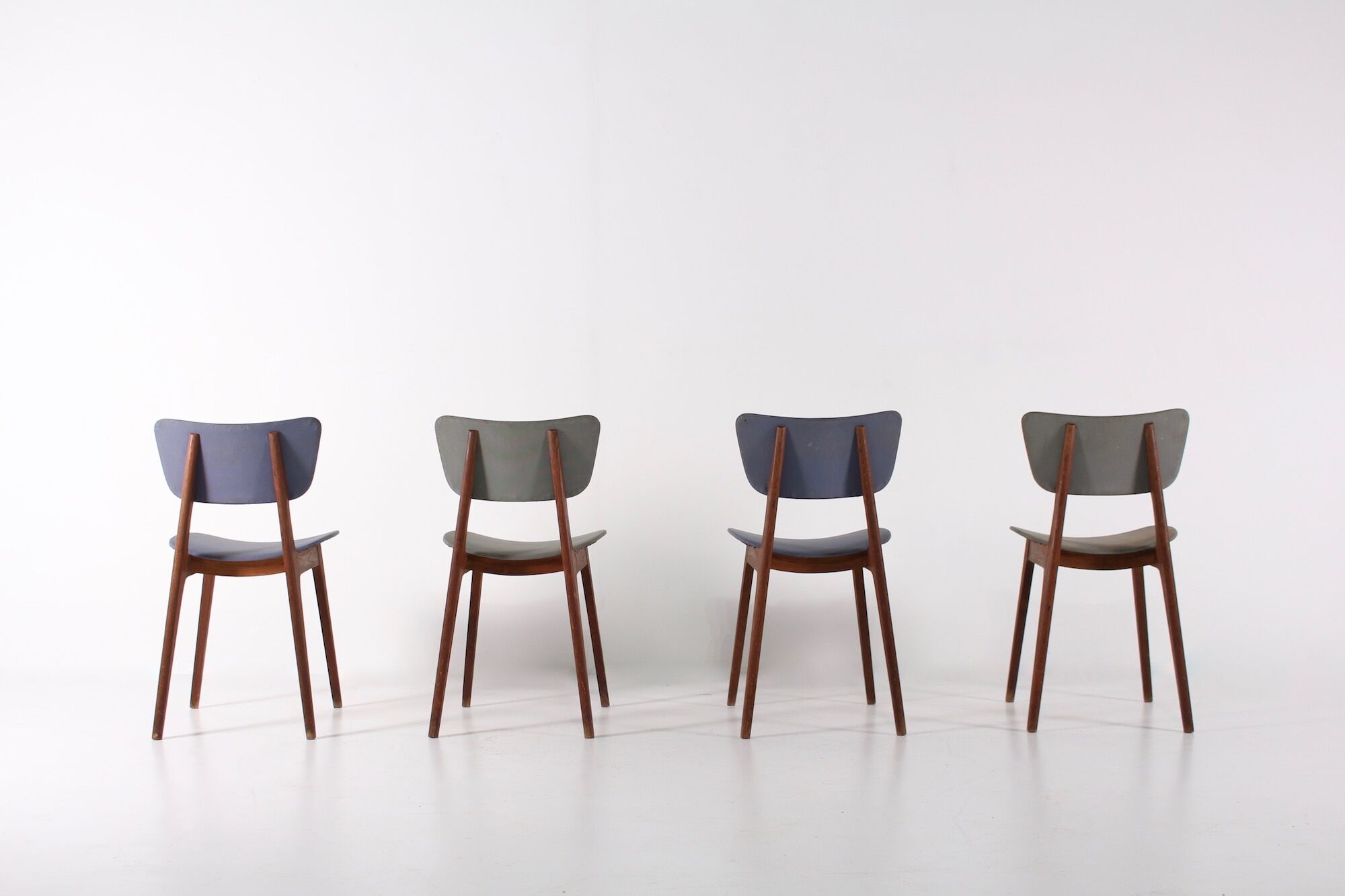 4 Roger Landault chairs model "6517"
