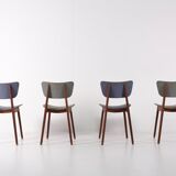 Set de 4 chaises Roger Landault modèle "6517"