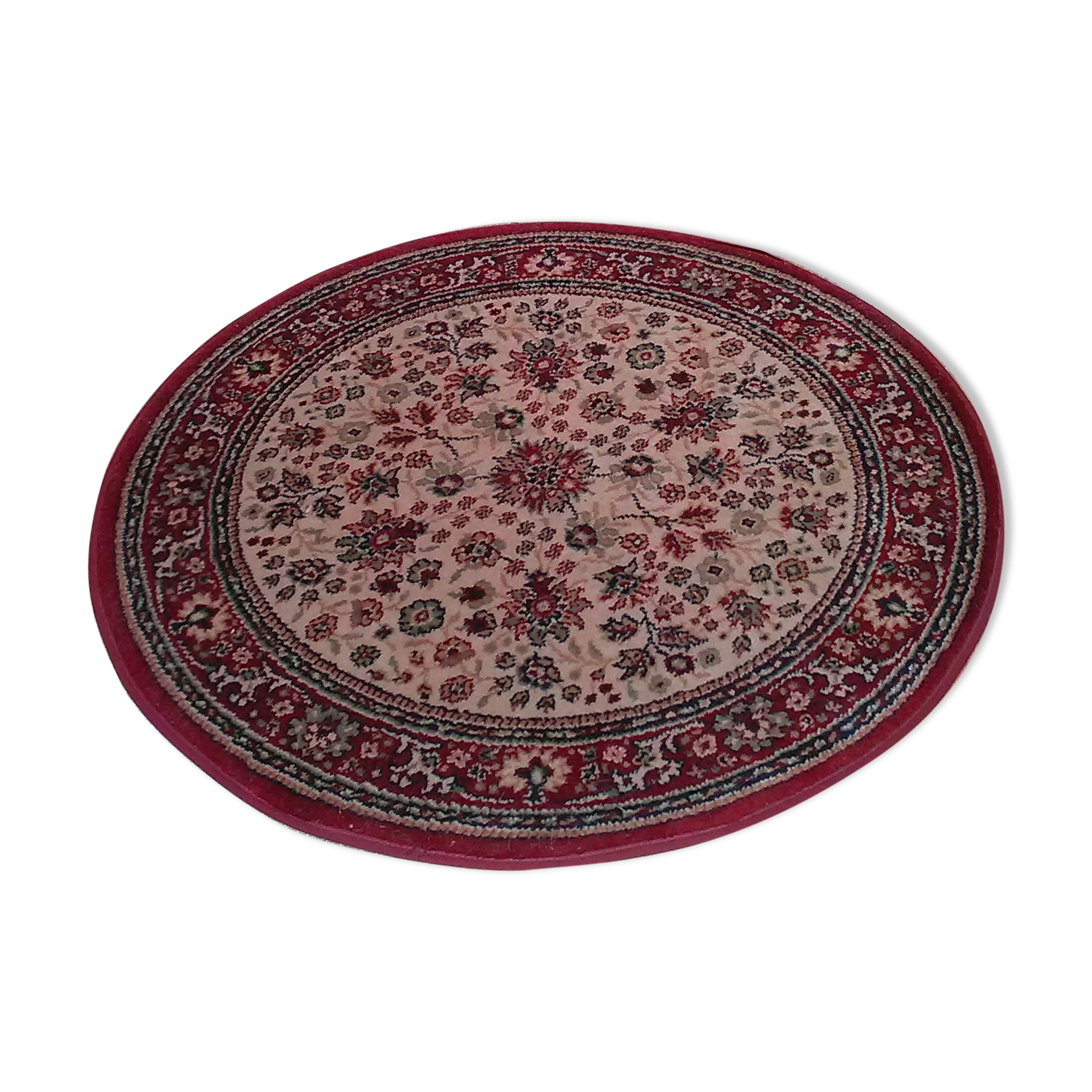 Royal round wool rug 80cm
