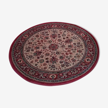 Tapis royal rond en laine 80cm