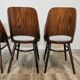 Chaises de salle à manger par Radomir Hoffman pour ton, années 1950, Set de 4