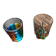Two Shot Glasses,: One Murano, One CC Zechin using Murano Techniques.