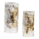 Pair of Murano glass wall lamps by AV Mazzega