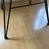 Fauteuil osier et acier