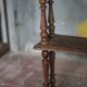Vintage wall shelf, wooden furniture, living room, kitchen