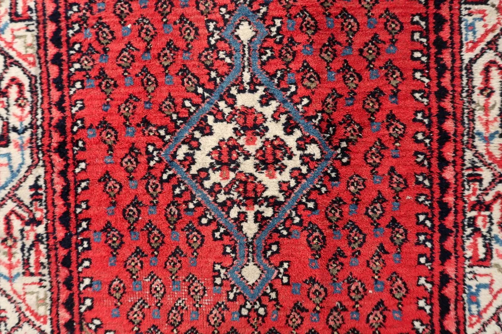 Vintage 1960s Indian Seraband rug 103cm x 156cm - 1C1251