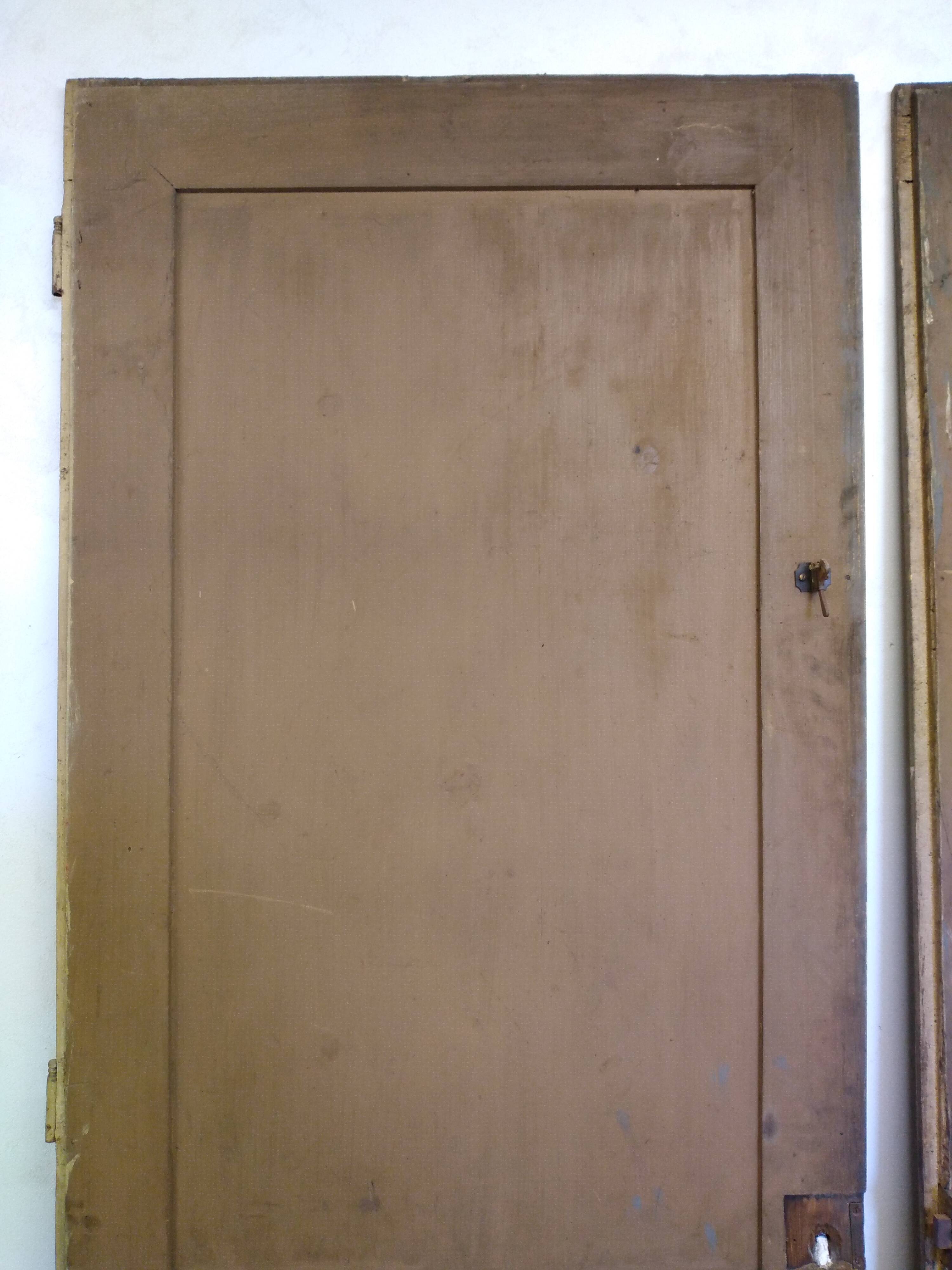 Antique closet doors