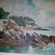 SESTON Paul Oil on Canvas Representing the Wild Coast circa 1950
