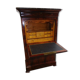 Secretaire louis philippe en acajou plateau marbre du xix ème siecle