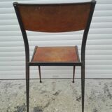 School mullca 510 foot spindle vintage chair