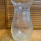 Vase ancien style Biot en verre soufflé bullé