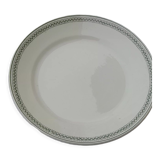 Round earthenware dish De Saint Amand model 4015 diam 27 cm