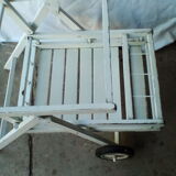 70s wooden folding dessert