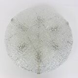 Large ice glass ceiling light by Kalmar, Austria, 1960s.