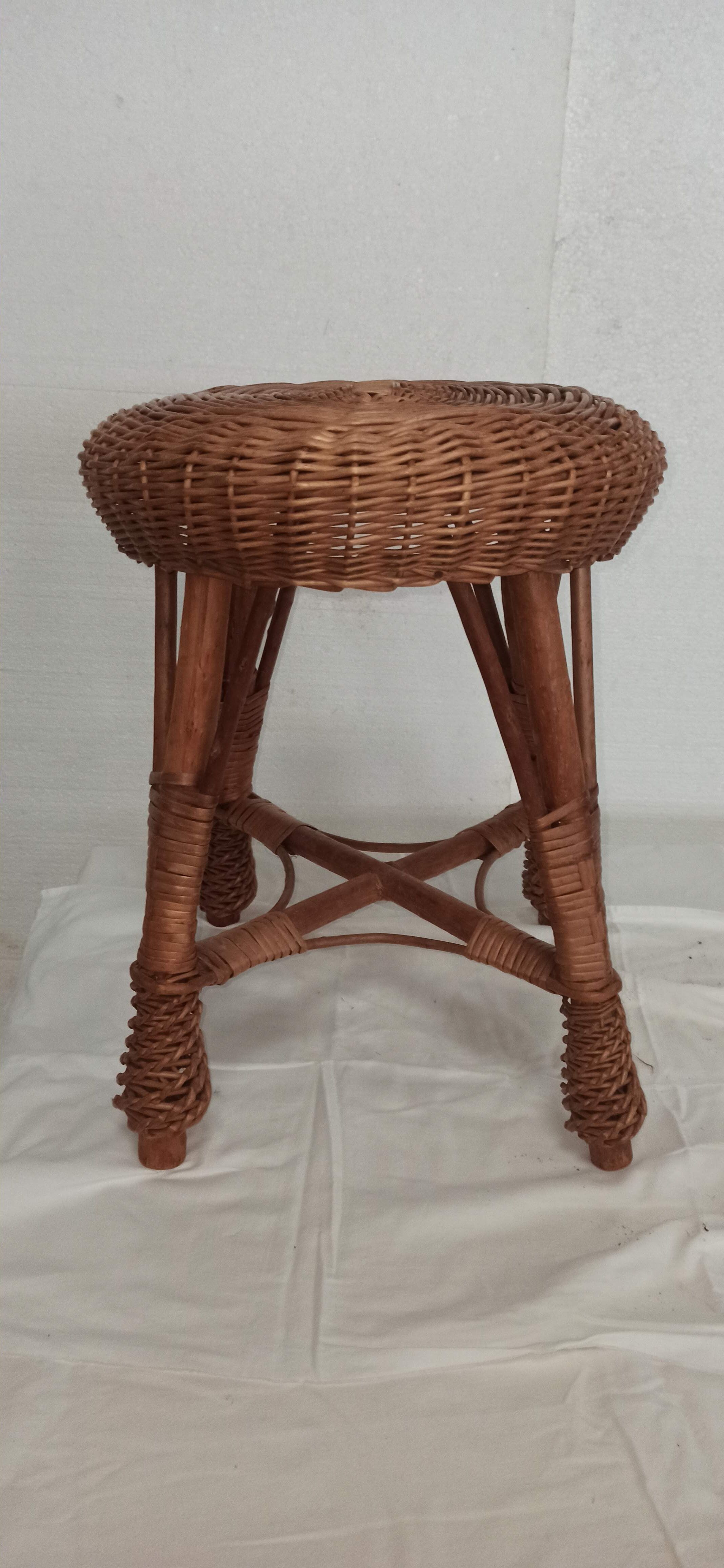 Rattan stool