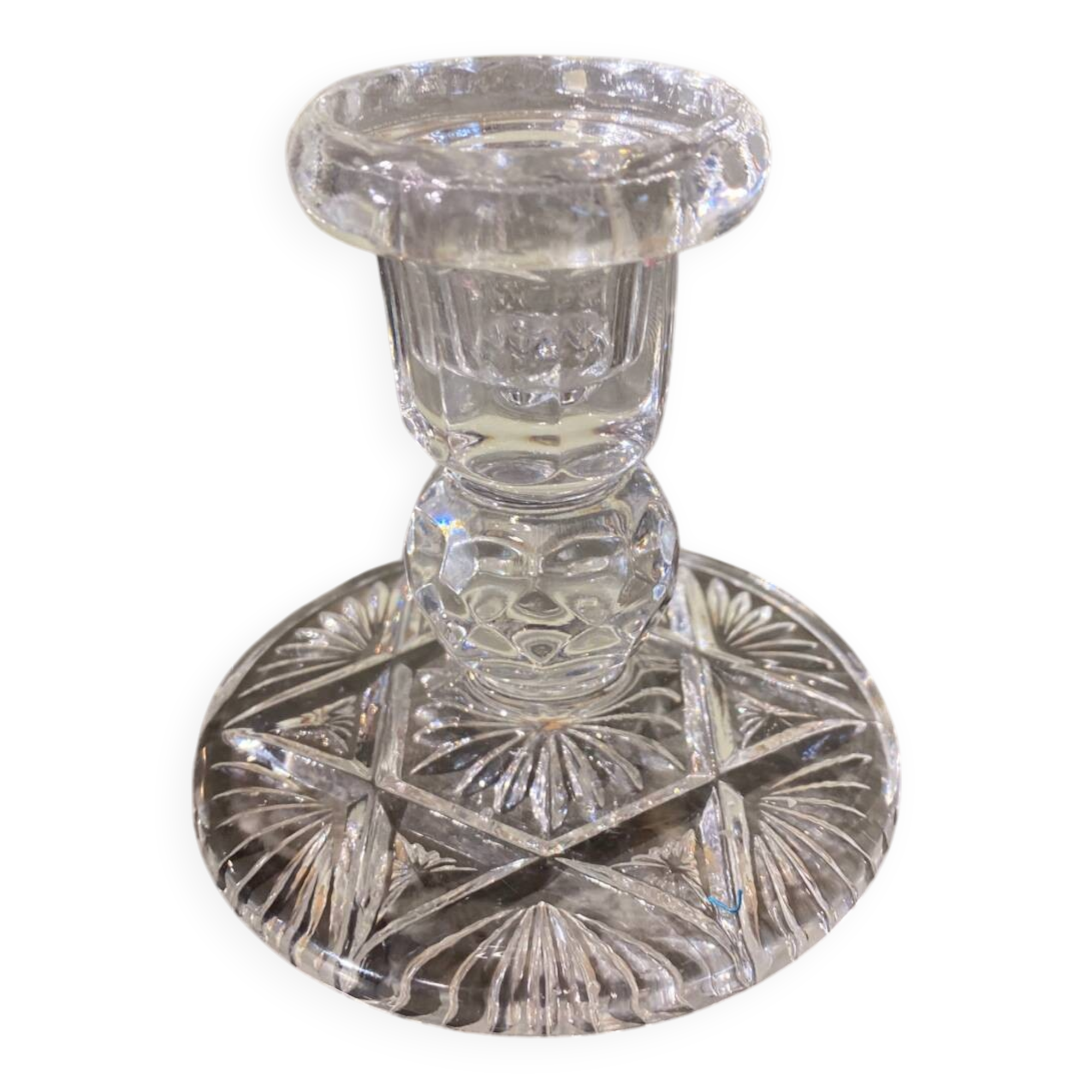 Crystal candle holder