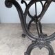 Table bistrot epoque art deco 1930 fonte et marbre