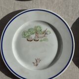 Set of 12 cheese plates France Chavroux 1990s D 21.5