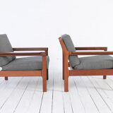 Set of two danish teak easy chairs (1960s)