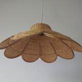 Vintage rattan hanging lamp