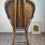 Chestnut armchair double arm