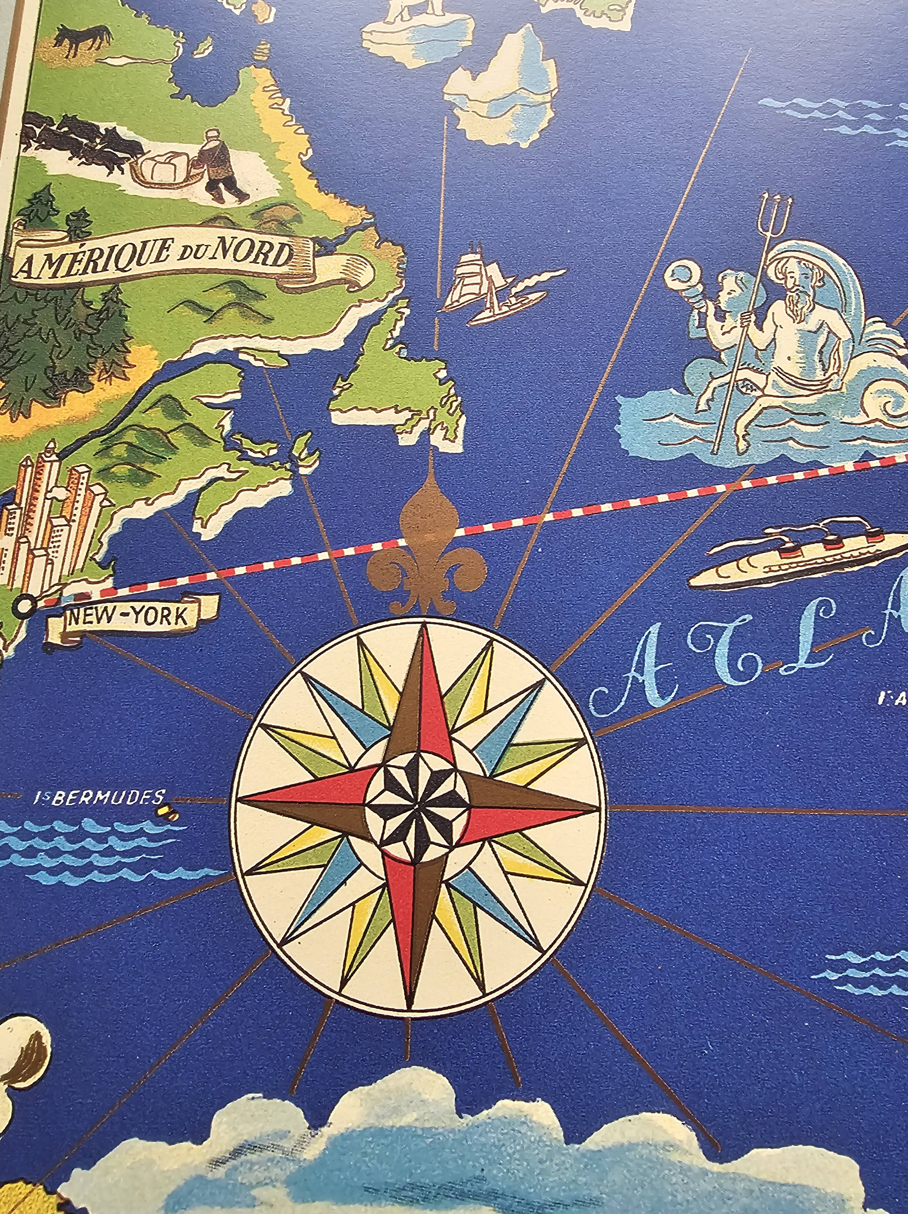 Air france poster - global air network