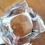 Crystal whiskey decanter and ice bucket