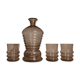 Smoked glass liquor service