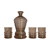Smoked glass liquor service