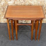60s 70s Teak Nesting Tables Kai Kristiansen Skovmand & Andersen Design