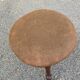 Tabouret de piano rond réglable Napoléon III