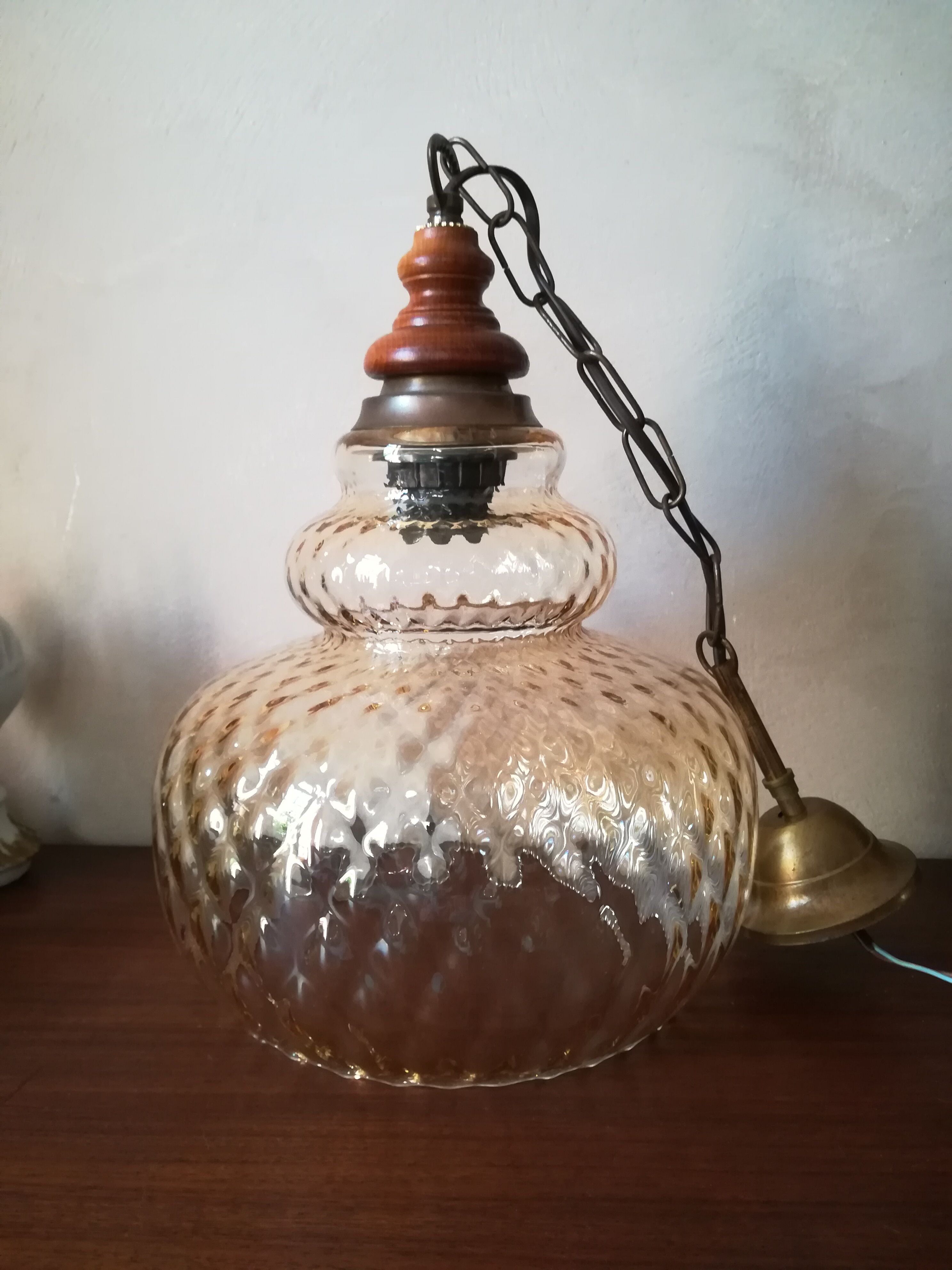 Suspension en verre empoli