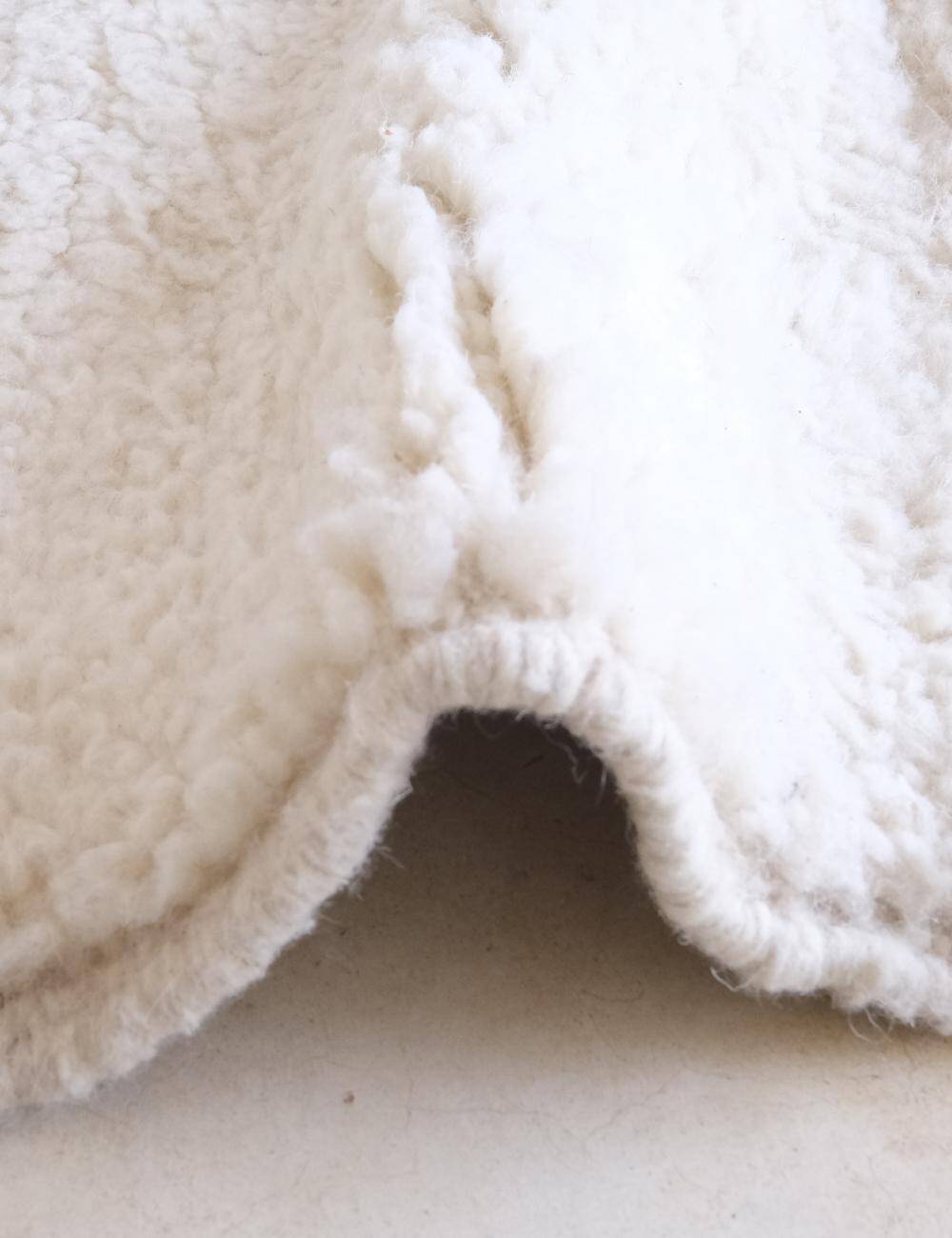 Tapis Beni Ouarain blanc