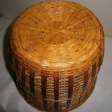 Cache pot en osier