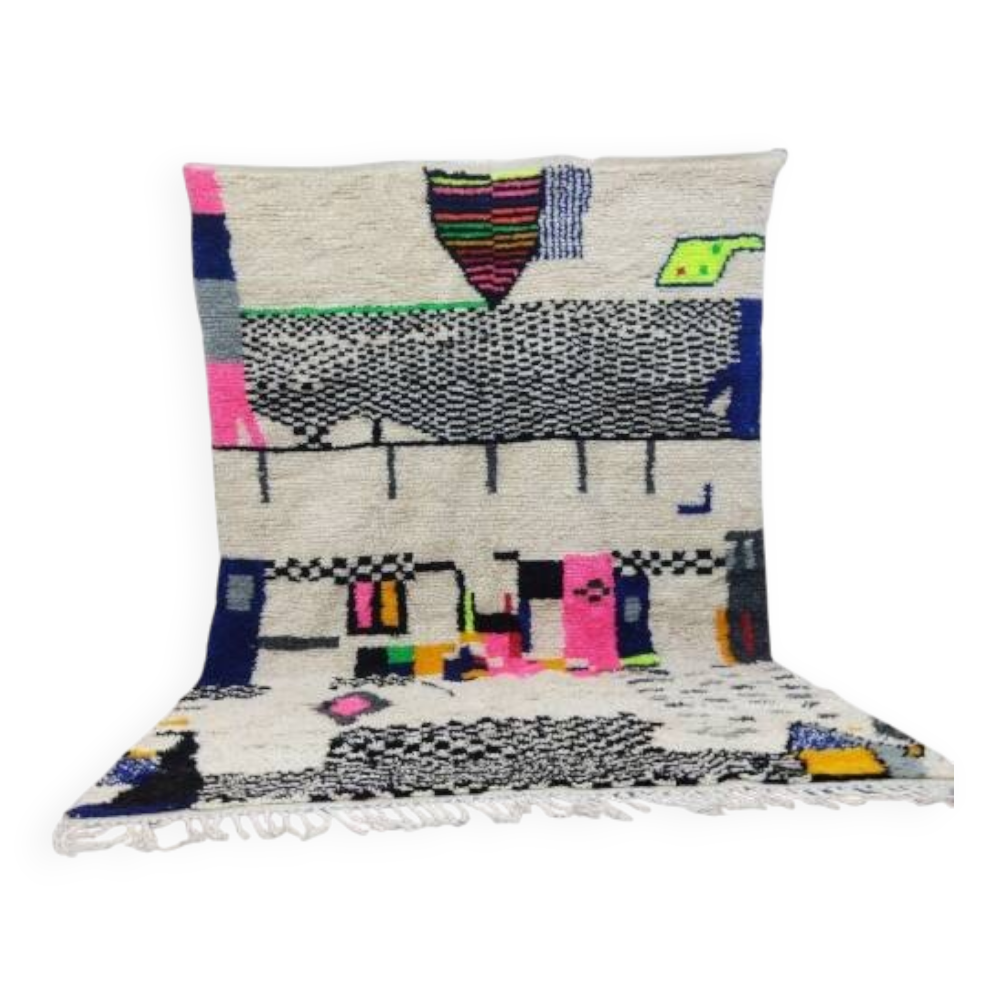 Azilal Berber rug in handmade wool 285 X 200 CM