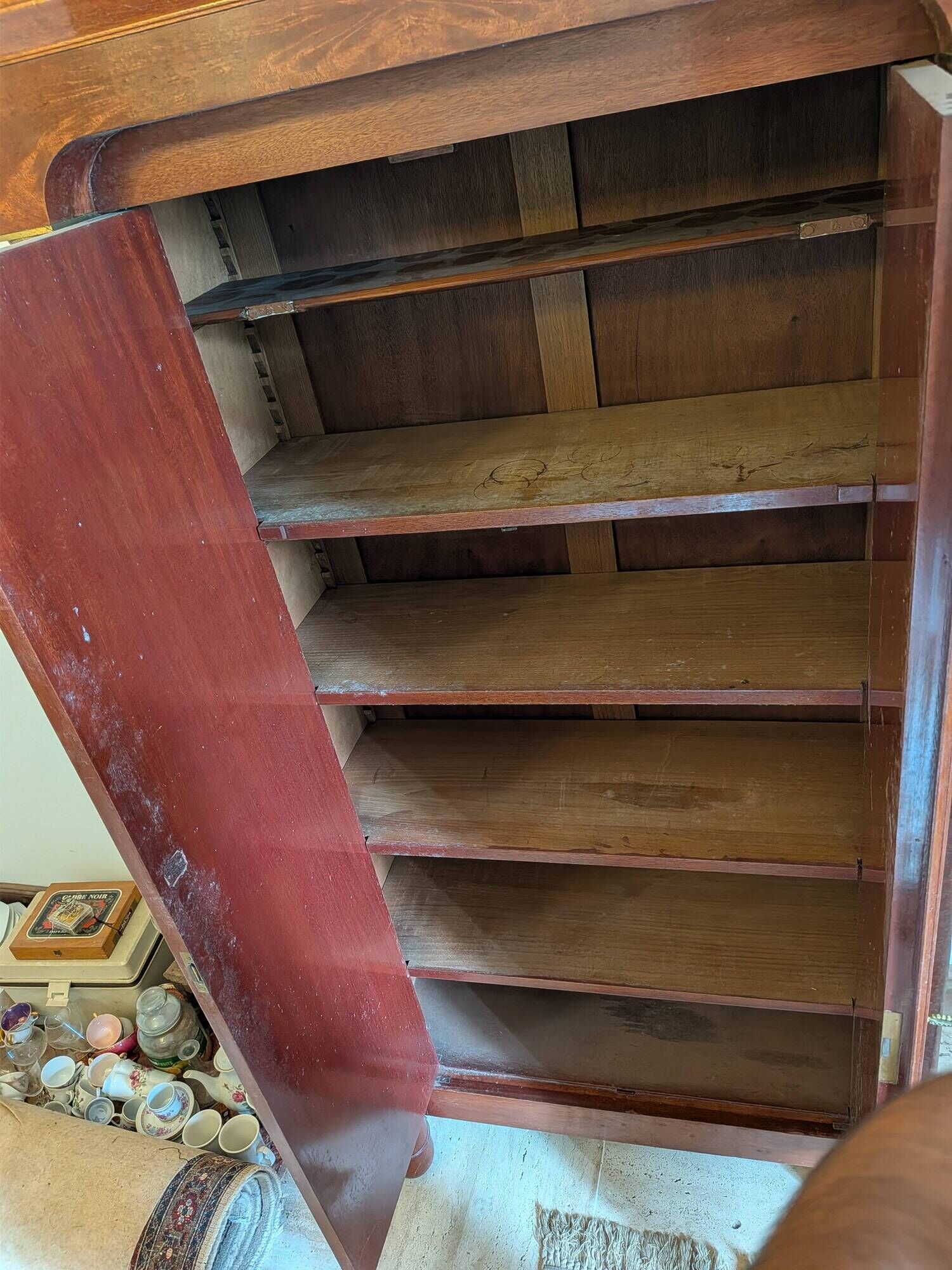 Ancient library in Empire style