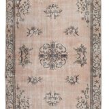 Tapis oriental vintage doux rouge et marron 158x260 cm SK 240826