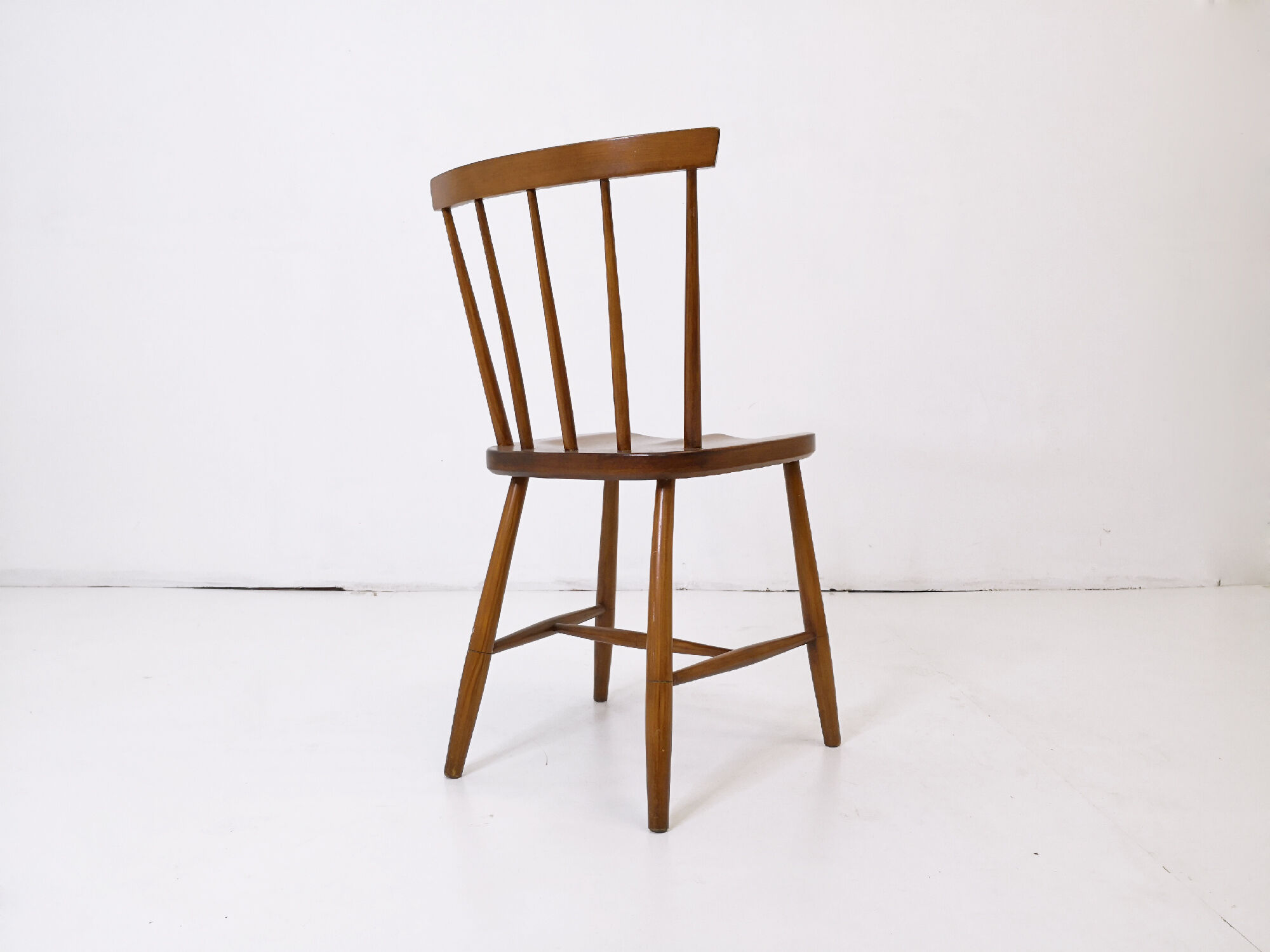 Suite of 4 scandinavian bistro chairs from the 60s