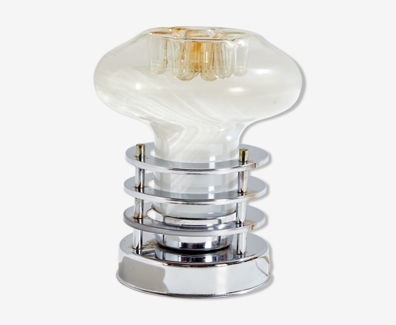 Table lamp with Murano glass lampshade