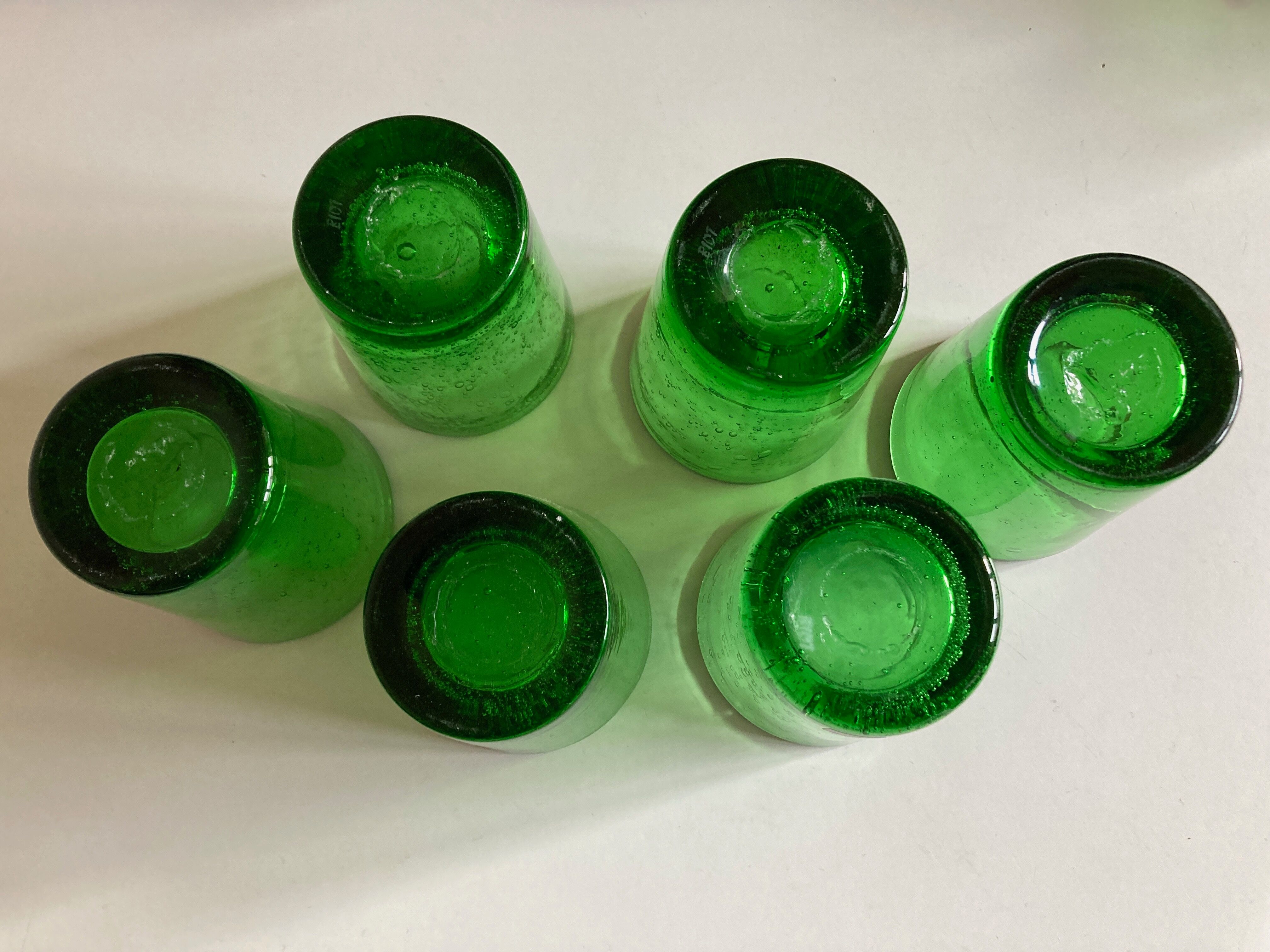 Set de 6 verres gobelets de Biot XXL 1960